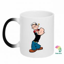 Кружка-хамелеон Папай моряк - FATLINE Кружка-хамелеон Папай моряк