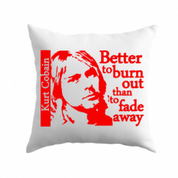 Подушка габардин Kurt Cobain - FATLINE Подушка габардин Kurt Cobain