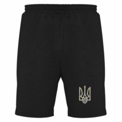 Чоловічі шорти Квітучий герб України - FATLINE Чоловічі шорти Квітучий герб України