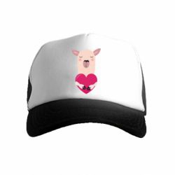 Детская кепка-тракер Lama with heart - FATLINE Детская кепка-тракер Lama with heart