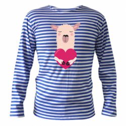 Тельняшка с длинным рукавом Lama with heart - FATLINE Тельняшка с длинным рукавом Lama with heart