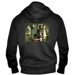 Мужская худи на молнии Left 4 Dead 2 - FATLINE Мужская худи на молнии Left 4 Dead 2