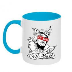 Кружка двухцветная 320ml Lil Peep: cry baby