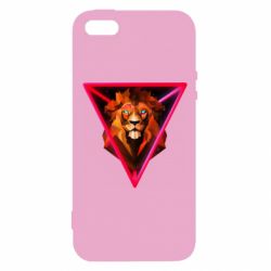 Чехол из раздела Львы Lion art для Apple iPhone 5 - FATLINE Чехол из раздела Львы Lion art для Apple iPhone 5
