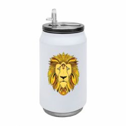 Термобанка 350ml Lion art - FATLINE Термобанка 350ml Lion art
