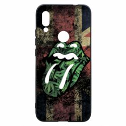 Чехол из раздела SWAG ∆ Lips in hemp для Xiaomi Redmi 7 - FATLINE Чехол из раздела SWAG ∆ Lips in hemp для Xiaomi Redmi 7