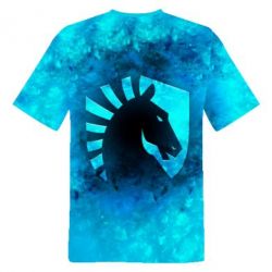 Мужская 3D футболка Liquid