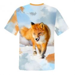Мужская 3D футболка Лисы - FATLINE Мужская 3D футболка Лисы