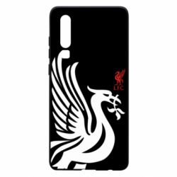 Чехол из раздела Ливерпуль (FC Liverpool) Liverpool on a black background для Huawei P30