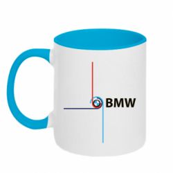 Кружка двухцветная 320ml Logo BMW  4 - FATLINE Кружка двухцветная 320ml Logo BMW  4