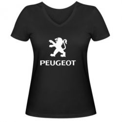 Женские футболки с V-образным вырезом