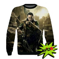 Детский 3D свитшот Loki MARVEL - FATLINE Детский 3D свитшот Loki MARVEL