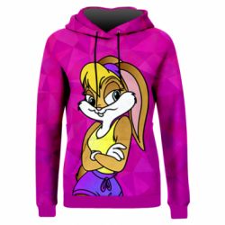 Жіноча 3D худі Lola Bunny - FATLINE Жіноча 3D худі Lola Bunny