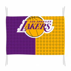 Флаг Los Angeles Lakers and stars