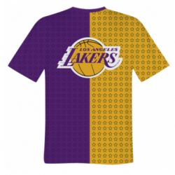 Мужская 3D футболка Los Angeles Lakers and stars