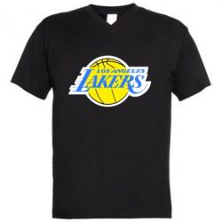 Мужская футболка  с V-образным вырезом Los Angeles Lakers