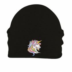 Шапка на флисе Лошадь с цветной гривой - FATLINE Шапка на флисе Лошадь с цветной гривой