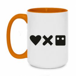 Кружки двухцветные 420ml