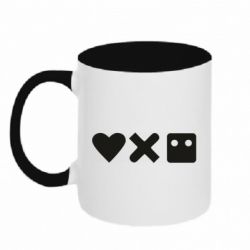 Кружки двухцветные 320ml - FATLINE