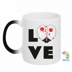 Кружка-хамелеон LOVE hedgehogs - FATLINE Кружка-хамелеон LOVE hedgehogs