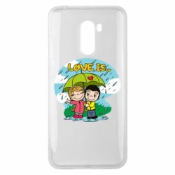 Чехол из раздела Love is Love is ... in the rain для Xiaomi Pocophone F1 - FATLINE Чехол из раздела Love is Love is ... in the rain для Xiaomi Pocophone F1