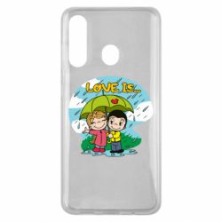 Чехол из раздела Love is Love is ... in the rain для Samsung M40 - FATLINE Чехол из раздела Love is Love is ... in the rain для Samsung M40