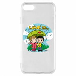 Чехол из раздела Love is Love is ... in the rain для Apple iPhone 8 - FATLINE Чехол из раздела Love is Love is ... in the rain для Apple iPhone 8