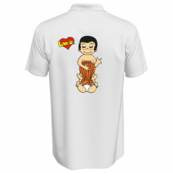 Футболка поло мужская Love is... Sex :) - FATLINE Футболка поло мужская Love is... Sex :)