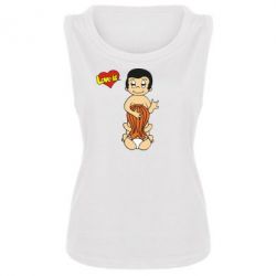 Майка жіноча Love is... Sex :) - FATLINE Майка жіноча Love is... Sex :)