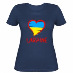 Женская футболка Love Ukraine - FATLINE Женская футболка Love Ukraine