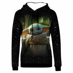 Жіноча 3D худі Малыш Йода из сериала Мандалорец