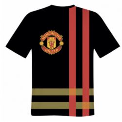 Чоловіча 3D футболка Manchester United and stripes