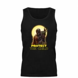 Мужская майка Mandalorian the child - FATLINE Мужская майка Mandalorian the child