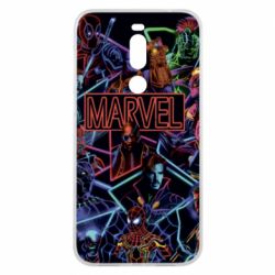 Чохол з розділу Месники Marvel neon art pattern для Meizu X8 - FATLINE Чохол з розділу Месники Marvel neon art pattern для Meizu X8
