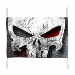 Флаг Марвеловский Каратель1 - FATLINE Флаг Марвеловский Каратель1