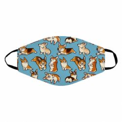 Маска для обличчя Cute Corgis - FATLINE Маска для обличчя Cute Corgis