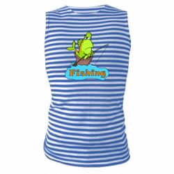 Майка-тельняшка Fish Fishing - FATLINE Майка-тельняшка Fish Fishing