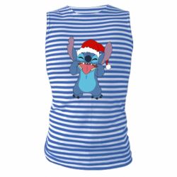 Майка-тільняшка Новорічний Стіч - FATLINE Майка-тільняшка Новорічний Стіч