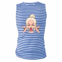 Майка-тельняшка Punk Girl - FATLINE Майка-тельняшка Punk Girl