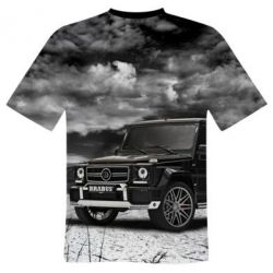 Чоловіча 3D футболка Mercedes Benz brabus - FATLINE Чоловіча 3D футболка Mercedes Benz brabus