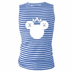 Майка-тельняшка Mickey with a crown - FATLINE Майка-тельняшка Mickey with a crown