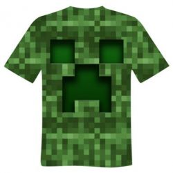 Чоловіча 3D футболка Minecraft пікселі - FATLINE Чоловіча 3D футболка Minecraft пікселі