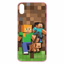 Чехол из раздела Minecraft Minecraft and heroes для Apple iPhone Xs Max