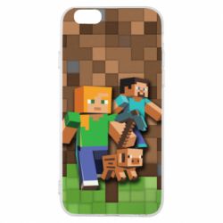 Чохол з розділу Minecraft Minecraft and heroes для Apple iPhone 6