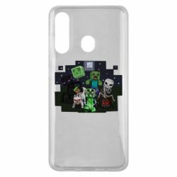 Чехол из раздела Minecraft Minecraft Party для Samsung M40 - FATLINE Чехол из раздела Minecraft Minecraft Party для Samsung M40