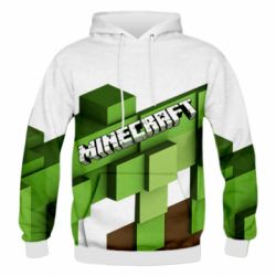 Мужская 3D худи Minecraft2 - FATLINE Мужская 3D худи Minecraft2