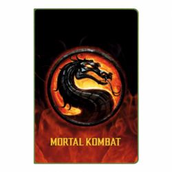 Блокнот А5 Mortal kombat  logo and fire
