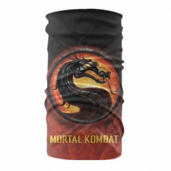 Бандана-труба Mortal kombat  logo and fire