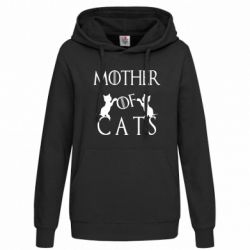 Женская худи Mother of cats1 - FATLINE Женская худи Mother of cats1