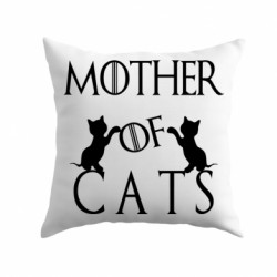 Подушка габардин Mother of cats1 - FATLINE Подушка габардин Mother of cats1